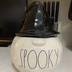 ❌sold❌ Rae Dunn SPOOKY canister